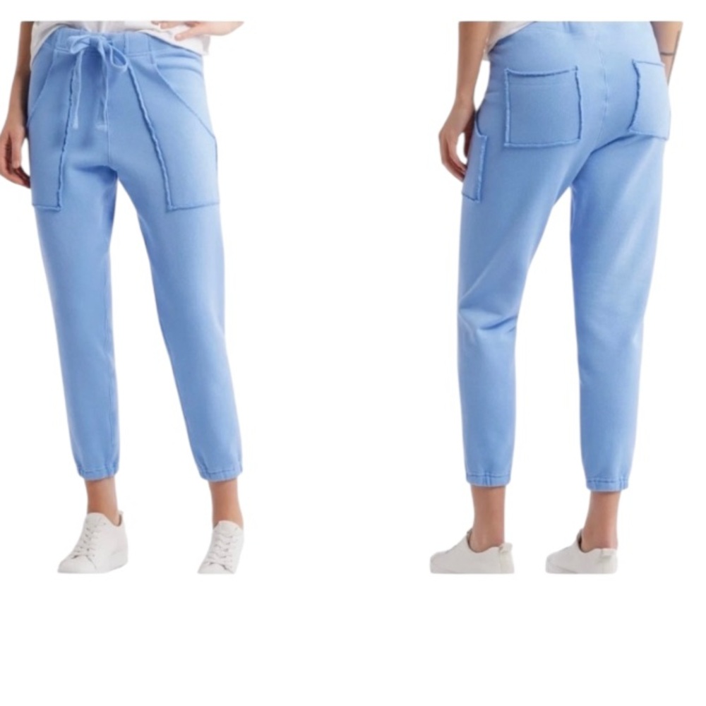Frank & Eileen Eamon Jogger Triple Fleece Vintage Blue Sweatpant Cotton Sz LG